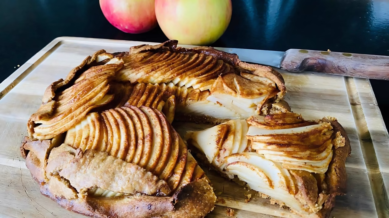 Tarte aux pommes rustique IG bas